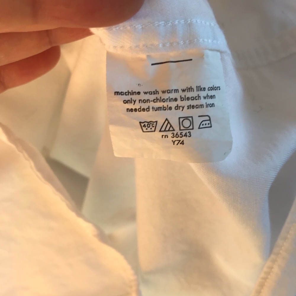 Micheal Kors men’s white dress shirt size 17 - Picture 5 of 5